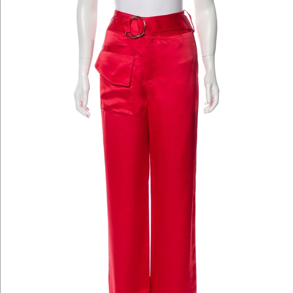 New Satin wide legs pants